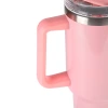 The first-generation thermal sublimation insulated straight stainless steel handle cup 40oz large-capacity stainless steel insulated cup for cars Specification image